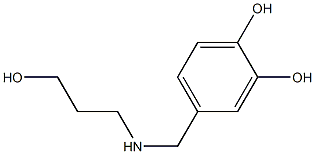 4-{[(3-hydroxypropyl)amino]methyl}benzene-1,2-diol|