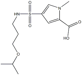 4-{[(3-isopropoxypropyl)amino]sulfonyl}-1-methyl-1H-pyrrole-2-carboxylic acid