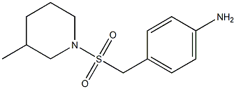  4-{[(3-methylpiperidine-1-)sulfonyl]methyl}aniline