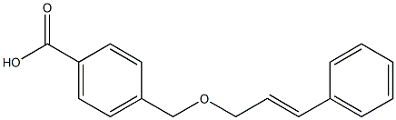4-{[(3-phenylprop-2-en-1-yl)oxy]methyl}benzoic acid Structure