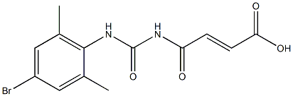 4-{[(4-bromo-2,6-dimethylphenyl)carbamoyl]amino}-4-oxobut-2-enoic acid