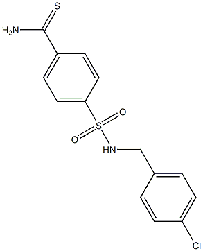 4-{[(4-chlorophenyl)methyl]sulfamoyl}benzene-1-carbothioamide