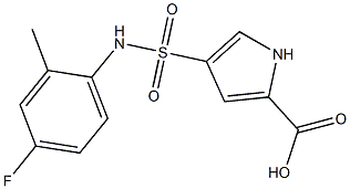 4-{[(4-fluoro-2-methylphenyl)amino]sulfonyl}-1H-pyrrole-2-carboxylic acid