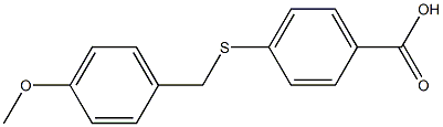 4-{[(4-methoxyphenyl)methyl]sulfanyl}benzoic acid