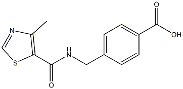 4-{[(4-methyl-1,3-thiazol-5-yl)formamido]methyl}benzoic acid