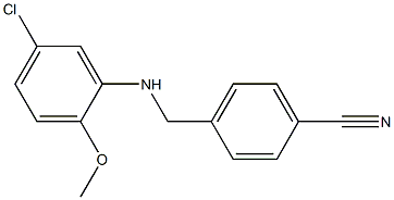 4-{[(5-chloro-2-methoxyphenyl)amino]methyl}benzonitrile