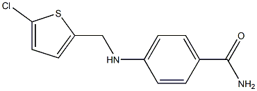  4-{[(5-chlorothiophen-2-yl)methyl]amino}benzamide