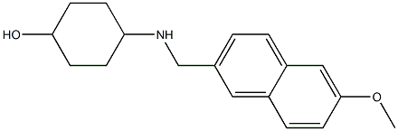 4-{[(6-methoxynaphthalen-2-yl)methyl]amino}cyclohexan-1-ol Structure