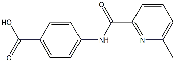  4-{[(6-methylpyridin-2-yl)carbonyl]amino}benzoic acid