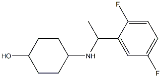 4-{[1-(2,5-difluorophenyl)ethyl]amino}cyclohexan-1-ol Structure