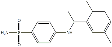 4-{[1-(2,5-dimethylphenyl)ethyl]amino}benzene-1-sulfonamide