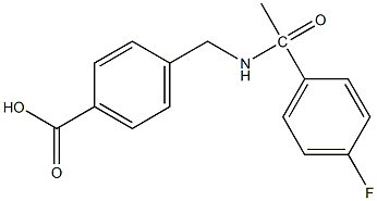 4-{[1-(4-fluorophenyl)acetamido]methyl}benzoic acid