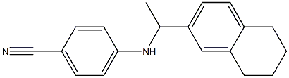 4-{[1-(5,6,7,8-tetrahydronaphthalen-2-yl)ethyl]amino}benzonitrile