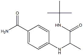 4-{[1-(tert-butylcarbamoyl)ethyl]amino}benzamide|