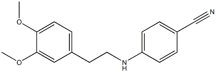 4-{[2-(3,4-dimethoxyphenyl)ethyl]amino}benzonitrile