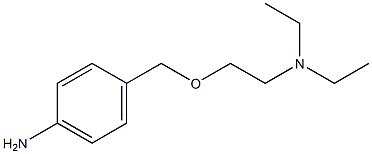 4-{[2-(diethylamino)ethoxy]methyl}aniline,,结构式