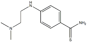 4-{[2-(dimethylamino)ethyl]amino}benzene-1-carbothioamide