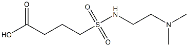 4-{[2-(dimethylamino)ethyl]sulfamoyl}butanoic acid Structure