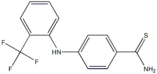 4-{[2-(trifluoromethyl)phenyl]amino}benzene-1-carbothioamide