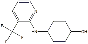 4-{[3-(trifluoromethyl)pyridin-2-yl]amino}cyclohexan-1-ol Structure