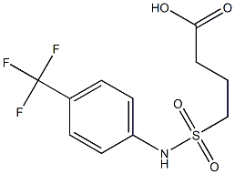  4-{[4-(trifluoromethyl)phenyl]sulfamoyl}butanoic acid