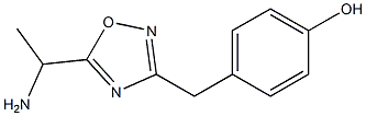 4-{[5-(1-aminoethyl)-1,2,4-oxadiazol-3-yl]methyl}phenol|