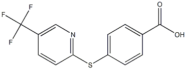 4-{[5-(trifluoromethyl)pyridin-2-yl]sulfanyl}benzoic acid|