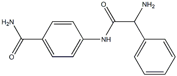  4-{[amino(phenyl)acetyl]amino}benzamide