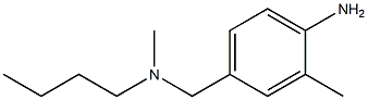 4-{[butyl(methyl)amino]methyl}-2-methylaniline 结构式