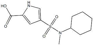 4-{[cyclohexyl(methyl)amino]sulfonyl}-1H-pyrrole-2-carboxylic acid