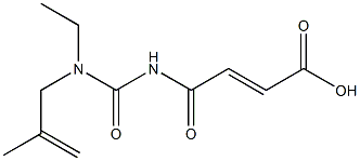 4-{[ethyl(2-methylprop-2-en-1-yl)carbamoyl]amino}-4-oxobut-2-enoic acid