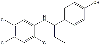 4-{1-[(2,4,5-trichlorophenyl)amino]propyl}phenol