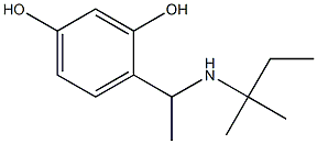  4-{1-[(2-methylbutan-2-yl)amino]ethyl}benzene-1,3-diol