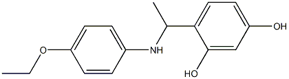 4-{1-[(4-ethoxyphenyl)amino]ethyl}benzene-1,3-diol
