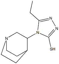 4-{1-azabicyclo[2.2.2]octan-3-yl}-5-ethyl-4H-1,2,4-triazole-3-thiol