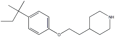 4-{2-[4-(2-methylbutan-2-yl)phenoxy]ethyl}piperidine