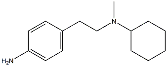 4-{2-[cyclohexyl(methyl)amino]ethyl}aniline Structure
