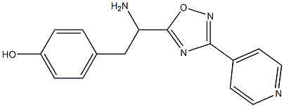 4-{2-amino-2-[3-(pyridin-4-yl)-1,2,4-oxadiazol-5-yl]ethyl}phenol