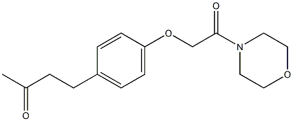  4-{4-[2-(morpholin-4-yl)-2-oxoethoxy]phenyl}butan-2-one