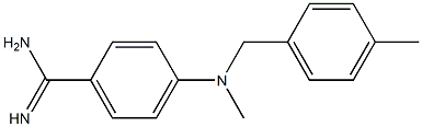 4-{methyl[(4-methylphenyl)methyl]amino}benzene-1-carboximidamide