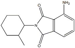 4-amino-2-(2-methylcyclohexyl)-2,3-dihydro-1H-isoindole-1,3-dione Structure