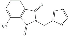 4-amino-2-(furan-2-ylmethyl)-2,3-dihydro-1H-isoindole-1,3-dione 化学構造式