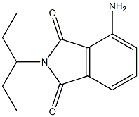 4-amino-2-(pentan-3-yl)-2,3-dihydro-1H-isoindole-1,3-dione Structure