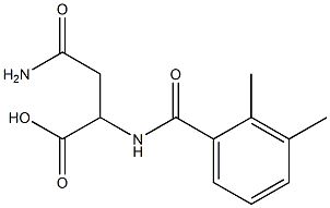 4-amino-2-[(2,3-dimethylbenzoyl)amino]-4-oxobutanoic acid Structure