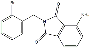 4-amino-2-[(2-bromophenyl)methyl]-2,3-dihydro-1H-isoindole-1,3-dione Struktur