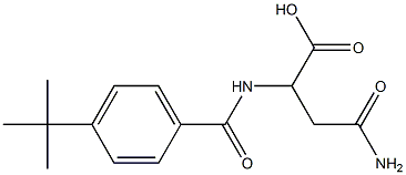 4-amino-2-[(4-tert-butylbenzoyl)amino]-4-oxobutanoic acid|