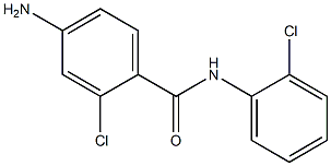 4-amino-2-chloro-N-(2-chlorophenyl)benzamide Struktur