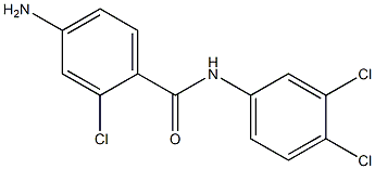 4-amino-2-chloro-N-(3,4-dichlorophenyl)benzamide,,结构式