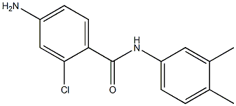 4-amino-2-chloro-N-(3,4-dimethylphenyl)benzamide,,结构式