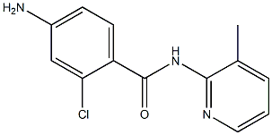 4-amino-2-chloro-N-(3-methylpyridin-2-yl)benzamide Structure